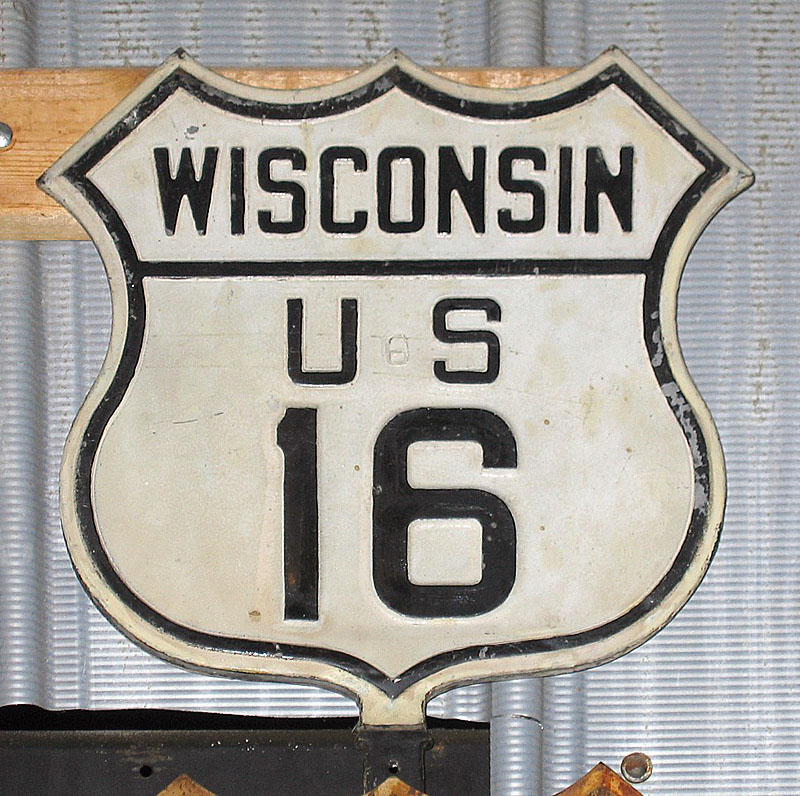 1920s highway marker.