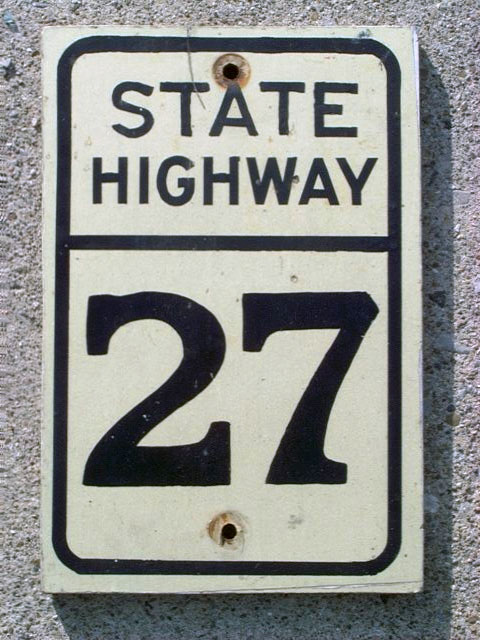This state highway marker is made using the county highway format.