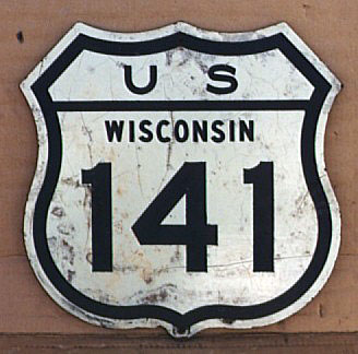 1950s highway marker.