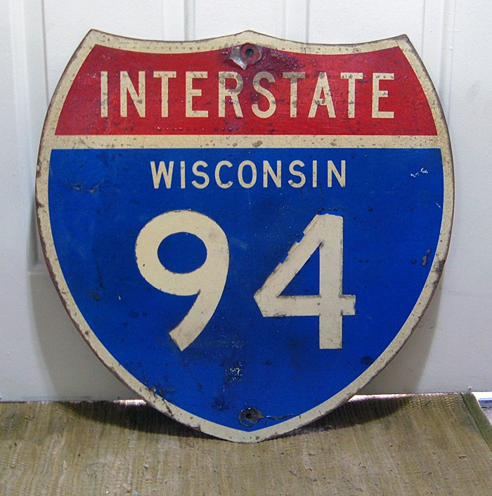 1960s highway marker.