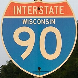 Eastbound Interstate 90 at mile marker 29.