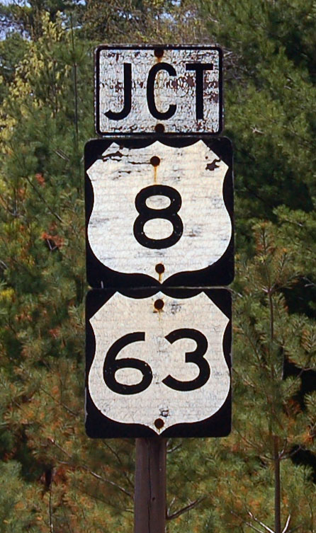 Just after the "US" designation was removed on route markers, some of the earliest ones made had the space for it.