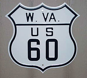 1920s highway marker.