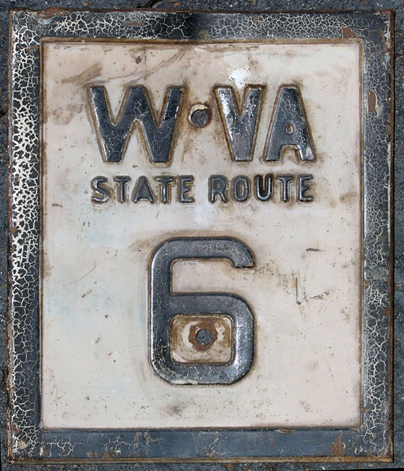 1930s highway marker.
