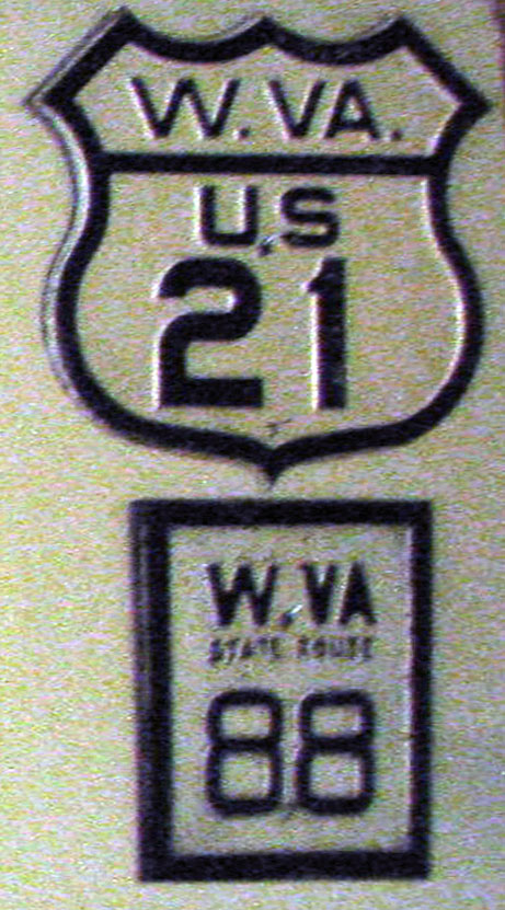 1930s highway marker.