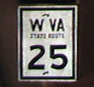 1940s highway marker.