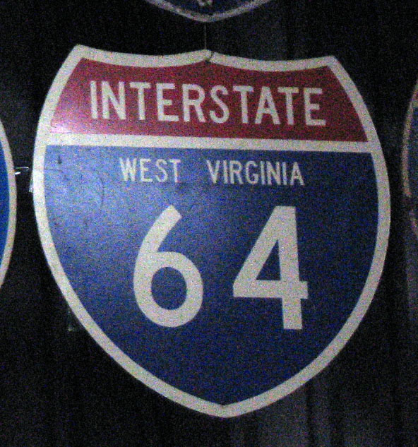1960s highway marker.