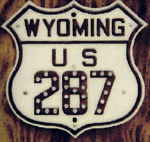 1930s highway marker.