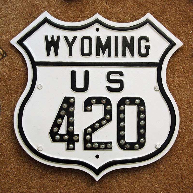 1930s highway marker.