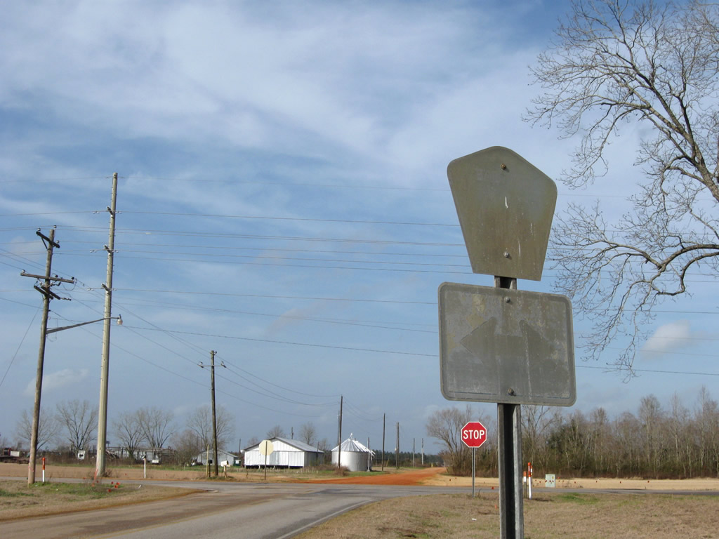 Alabama Baldwin County Route 68 sign.