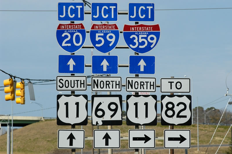 Alabama Interstate 359 sign.