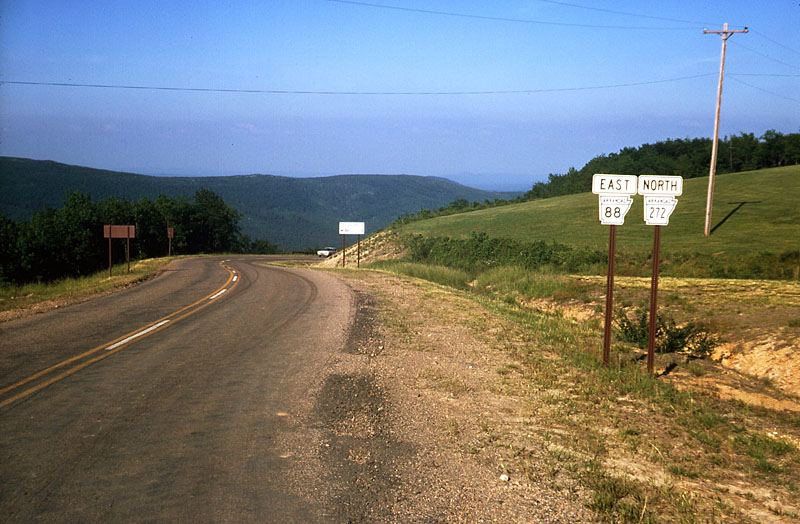 Arkansas - state highway 272 and state highway 88 sign.