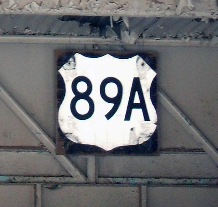 Arizona U. S. highway 89A sign.