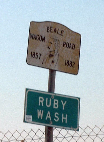 Arizona Beale Wagon Road sign.