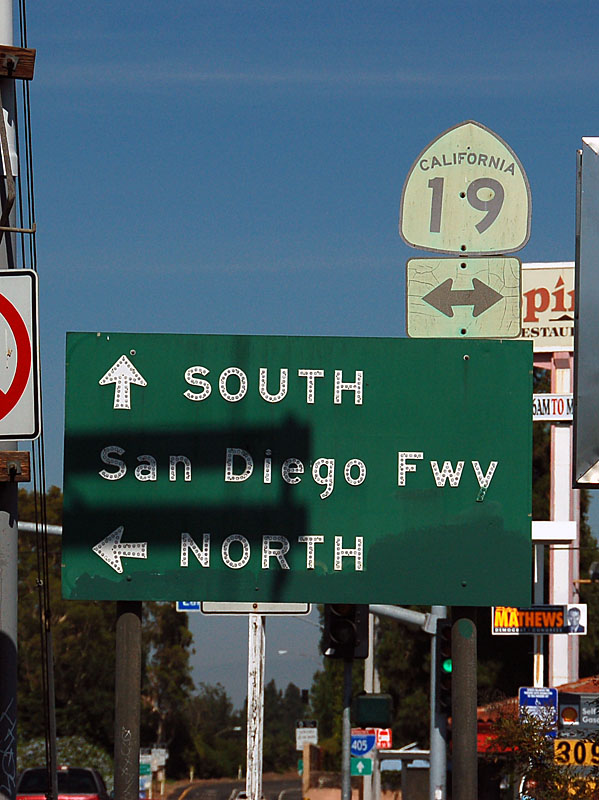 California state highway 19 sign.
