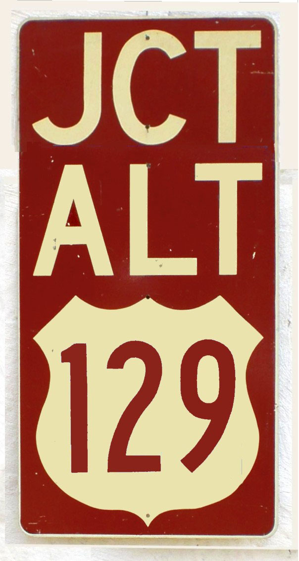 Florida U.S. Highway 129 sign.