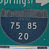 interstate highway 20, 75, and 85 thumbnail GA19610851