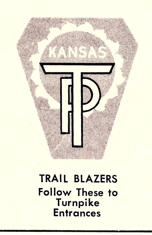 Kansas Kansas Turnpike sign.