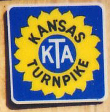 Kansas Kansas Turnpike sign.