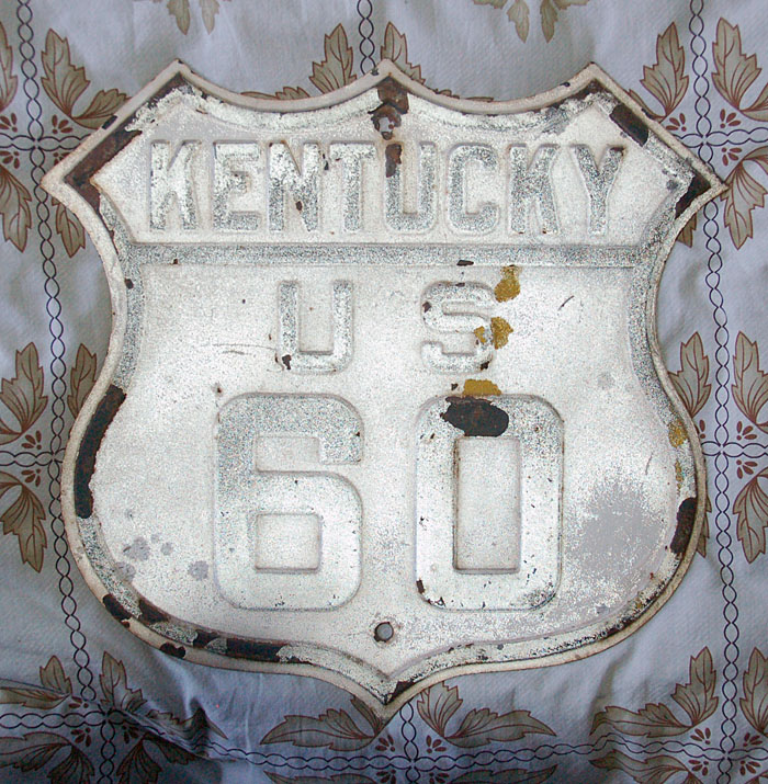 Kentucky - State Highway 154 and U.S. Highway 60 sign.