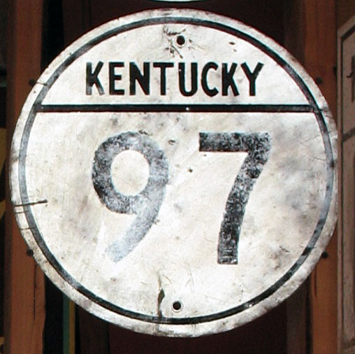 Kentucky State Highway 97 sign.