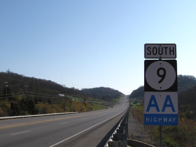 Kentucky - State Highway 9 and  9 sign.