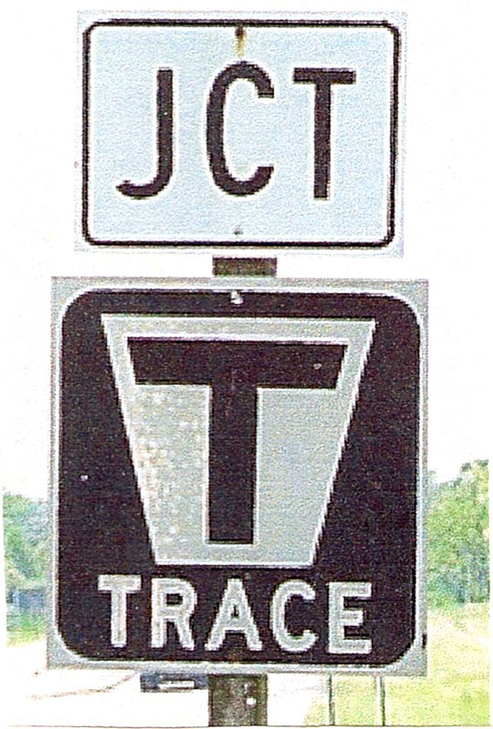 Kentucky Trace Parkway sign.