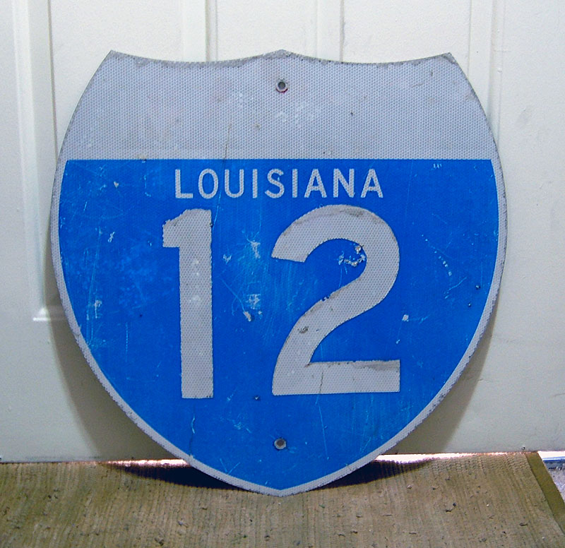 Louisiana Interstate 12 sign.