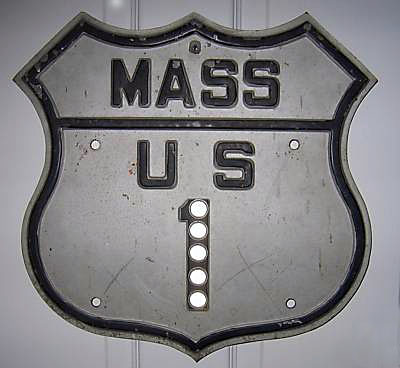Massachusetts - U.S. Highway 1 and State Highway 101 sign.