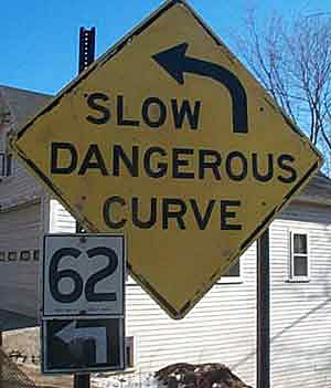 Massachusetts State Highway 62 sign.