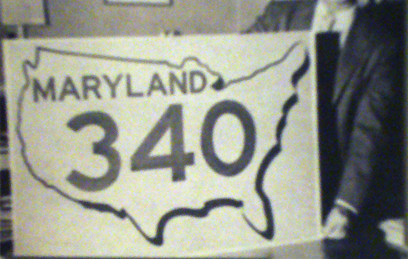 Maryland Interstate 340 sign.
