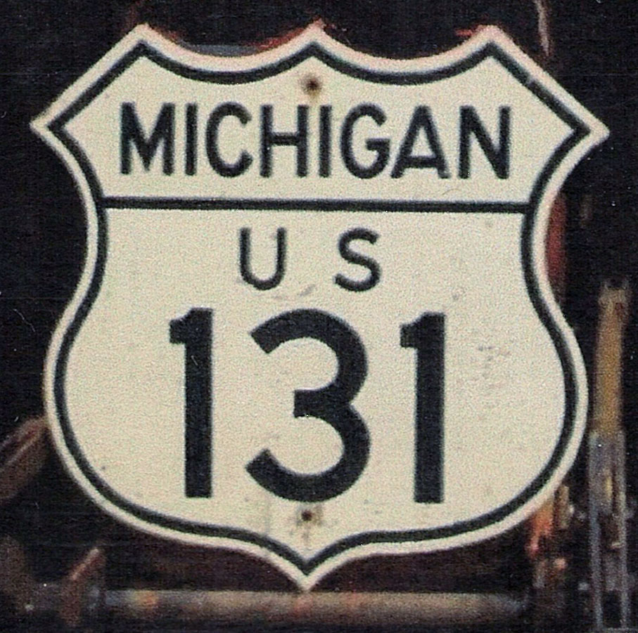 Michigan U.S. Highway 131 sign.