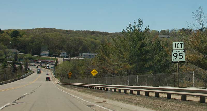 Minnesota State Highway 95 sign.