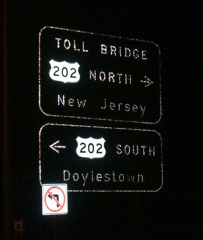 New Jersey U.S. Highway 202 sign.