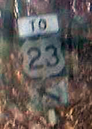 New Jersey U.S. Highway 23 sign.