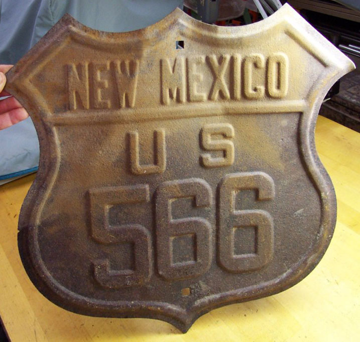 New Mexico U.S. Highway 566 sign.