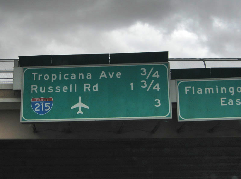 Nevada interstate loop 215 sign.
