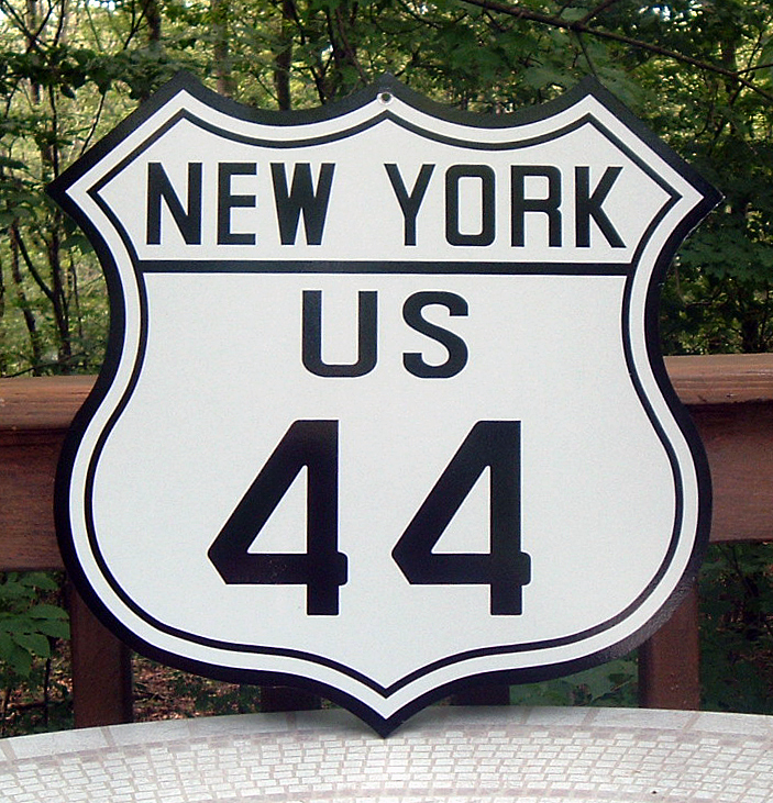 New York U.S. Highway 44 sign.