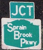 New York Sprain Brook Parkway sign.