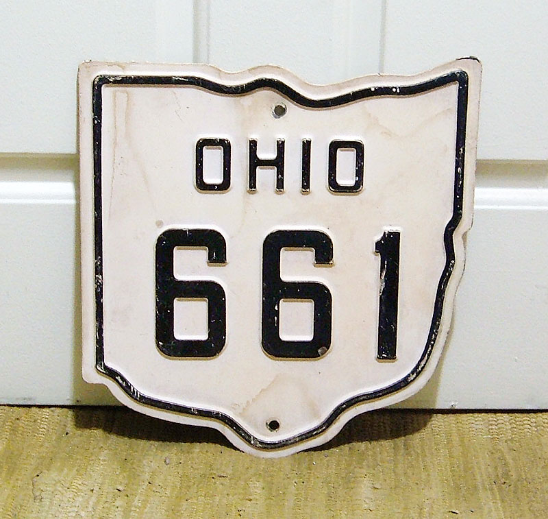 Ohio State Highway 661 sign.