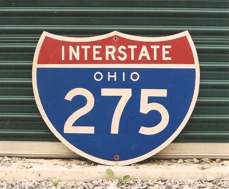 Ohio Interstate 275 sign.