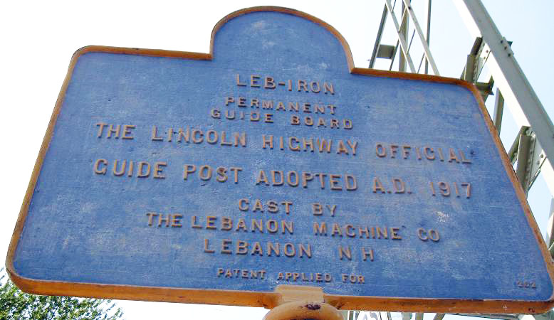 Pennsylvania Lincoln Highway sign.