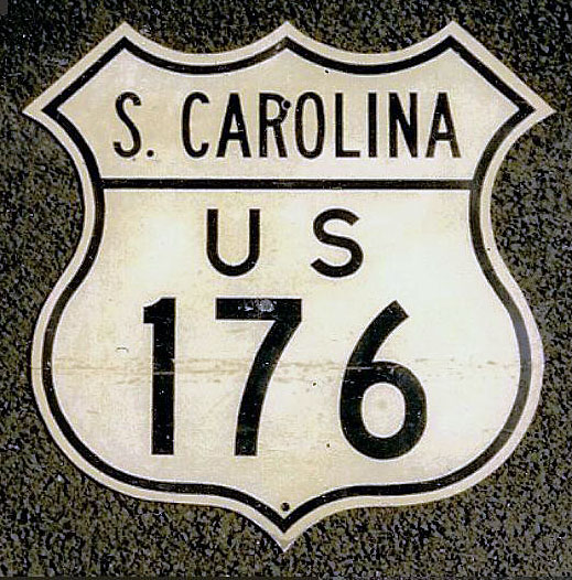 South Carolina U.S. Highway 176 sign.
