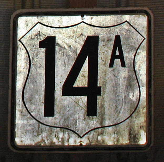 South Dakota U. S. highway 14A sign.
