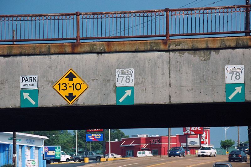 Tennessee U.S. Highway 78 sign.