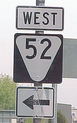 Tennessee State Highway 1052 sign.
