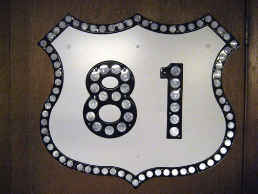 Texas U.S. Highway 81 sign.