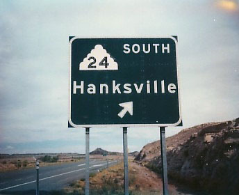 Utah state highway 24 sign.