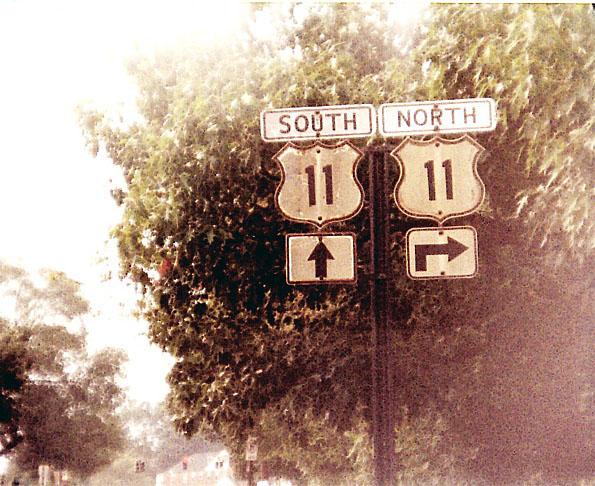 Virginia U.S. Highway 11 sign.