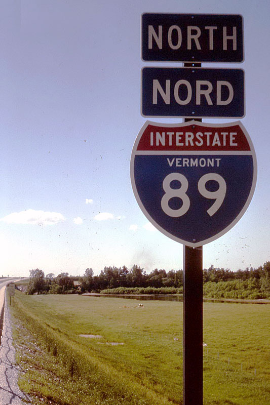 Vermont Interstate 89 Aaroads Shield Gallery